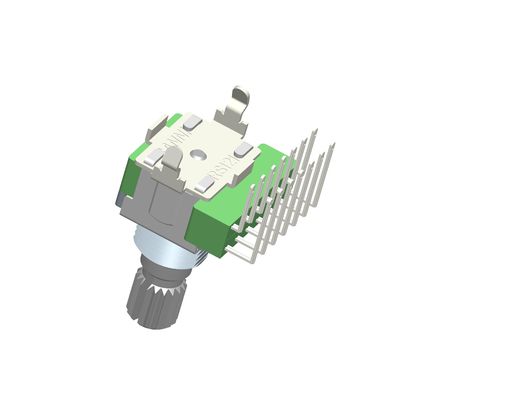 12mm Vertical Type Sealed Rotary Switch For Channel Selection RS121AB7