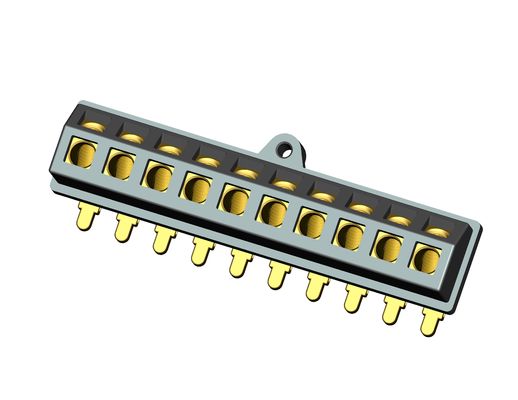Rectangle 10 Position Car Amplifier Terminal Block PCB Mount BT10-002B BT10-93A