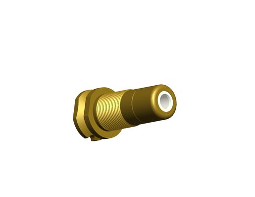RCA01-001 Stereo Female RCA Jack , Single RCA Connector Gold Plating