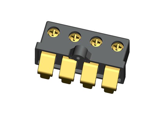 15A Rated Current Barrier Terminal Block With 1 Level PA66 UL94V-0 Housing