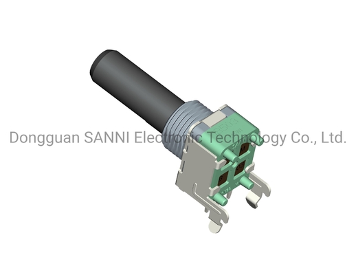 Knurled Shaft Type Rotary Potentiometer Plastic Metal Customized Shaft Diameter