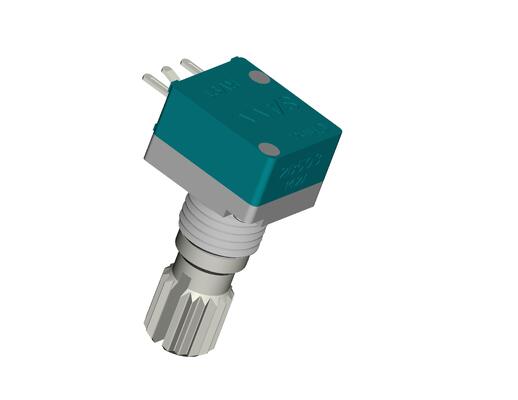 Through Hole DIP Mount Rotary Potentiometer Featuring Resistance 300 Ohm to 3 Mega Ohm and Insulation Resistance 100 Mega Ohm Minimum for Electronic Adjustments