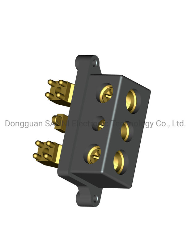 10.2Mm Height Barrier Terminal Block With 1 Level And 15A Rated Current