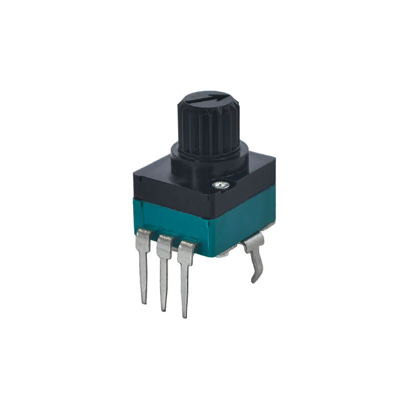 RV97P6N0 Knurled Shaft Rotary Electrical Potentiometer For Precise Control Accuracy